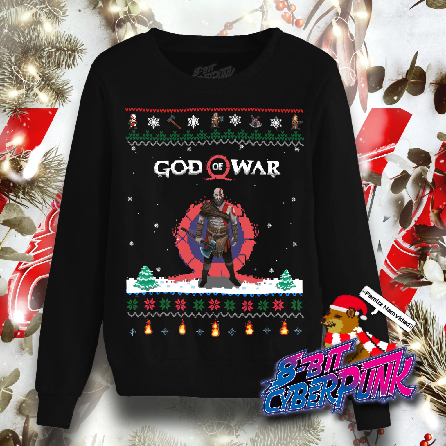 Ugly Sweater God Of War Unisex