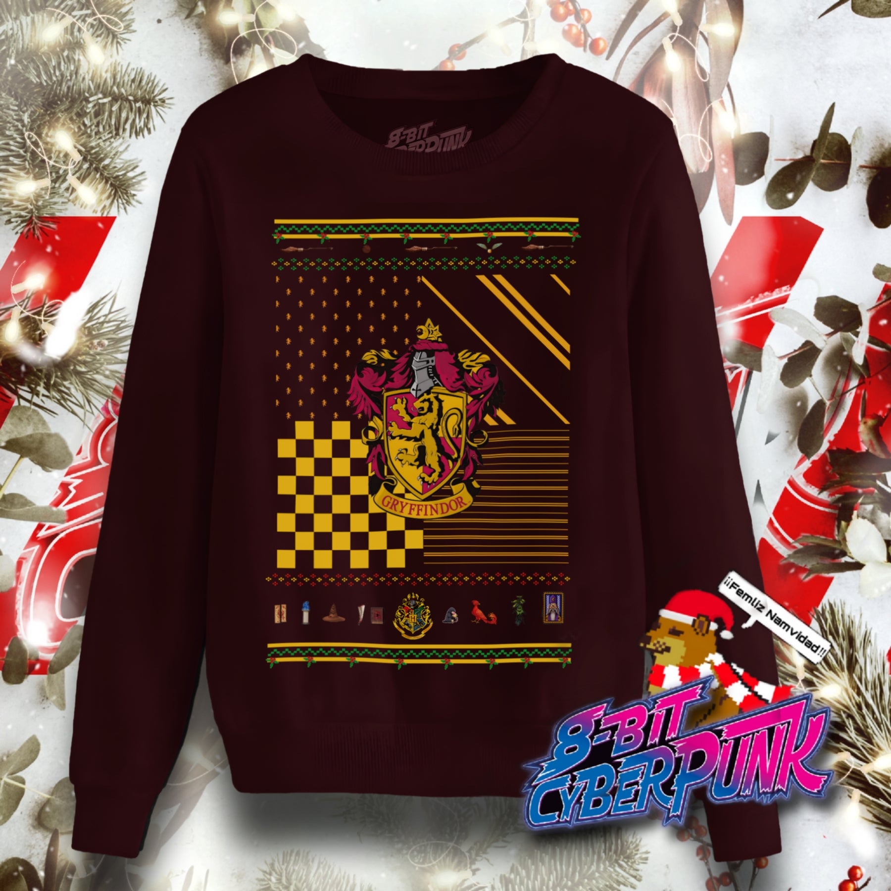 Ugly Sweater Gryffindor Unisex