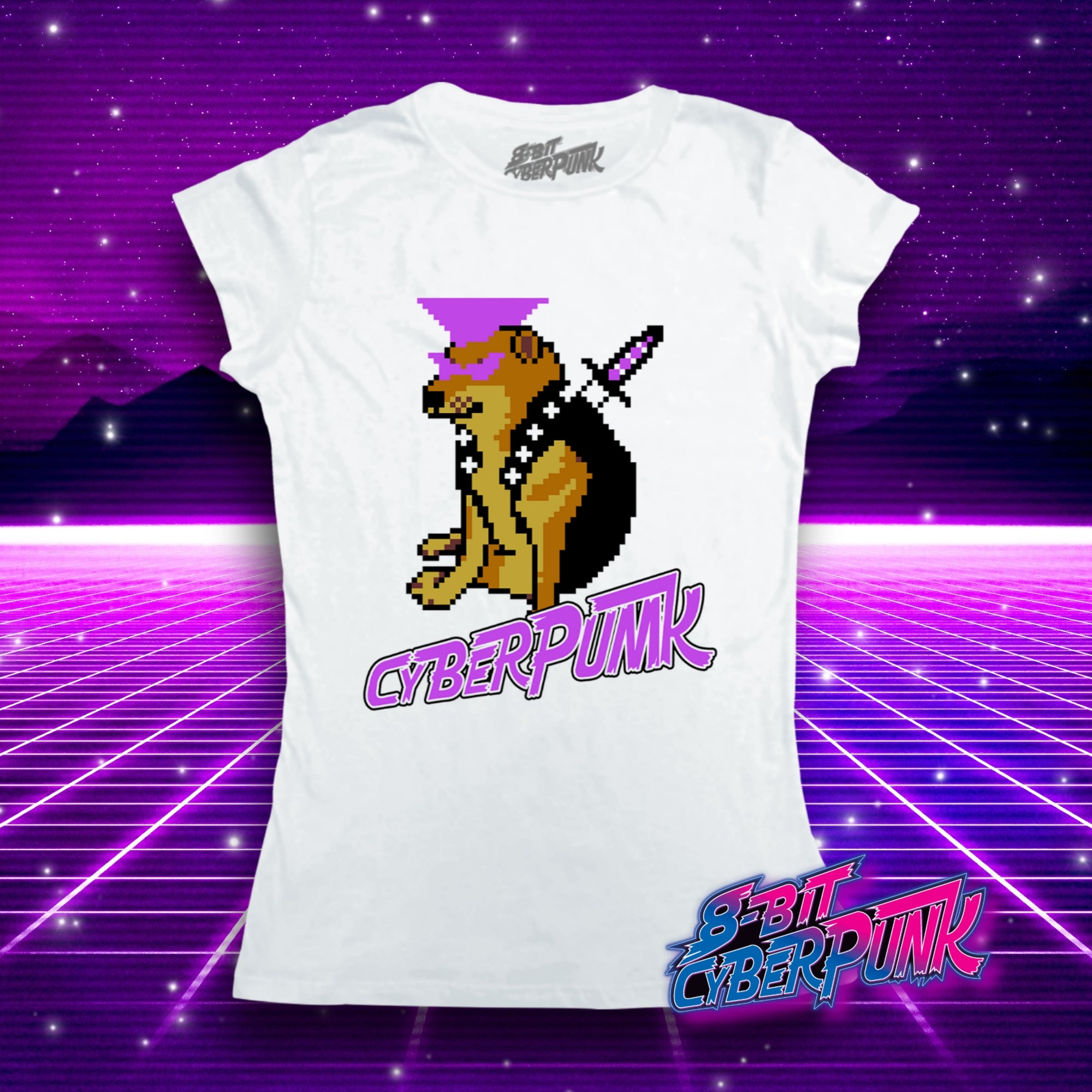 Retro Cheems Cyberpumk White (Mujer)