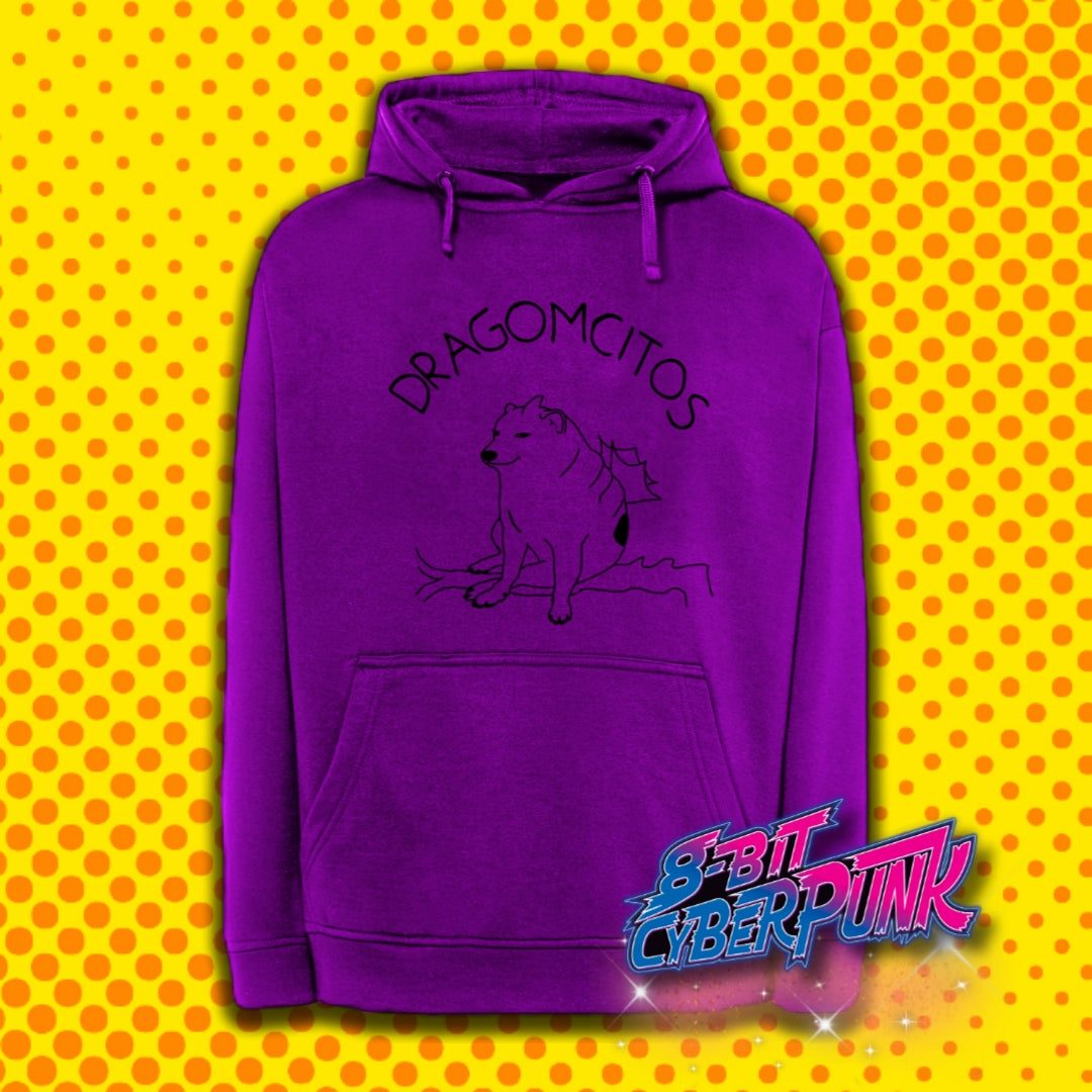 Sudadera Dragomcitos Morado Hoodie