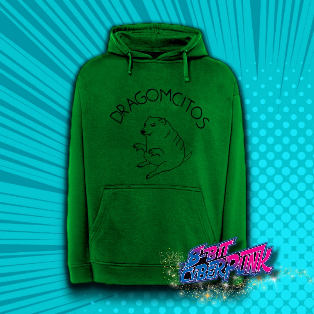 Sudadera Dragomcitos Verde Hoodie